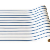 Cornflower Blue Linen Stripe Runner