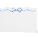 Heirloom Blue Bow Place Card