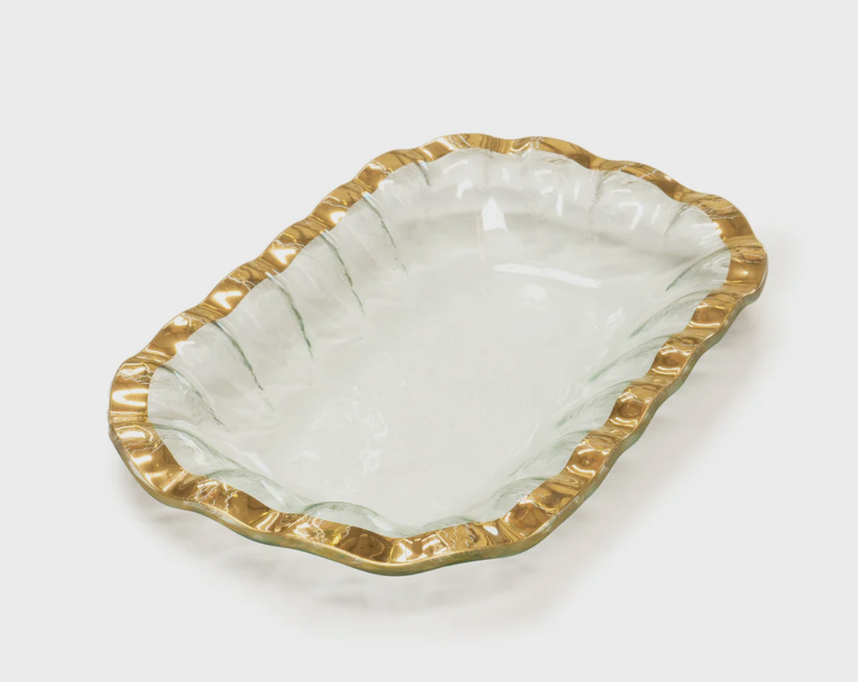 Clerical Ruffel Ruffel Rectangle Bowl – GiveMe3