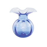 Hibiscus Glass Cobalt Bud Vase