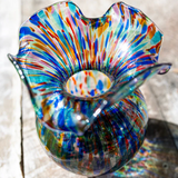 Hibiscus Glass Carnevale Bud Vase