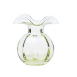 Hibiscus Glass Green Bud Vase