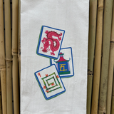Triple Mahjong Tile Towel