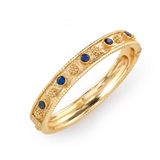 Berry Gem Classic Hinged Bangle - Blue Labradorite