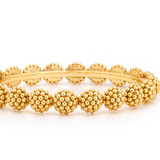 Berry Eternity Hinged Bangle - Gold