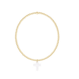 Enewton Classic Gold 2mm Bracelet - Blessed Crystal Charm