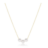 Enewton 16" necklace gold - joy pearl