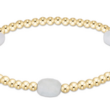 Admire Gem 3mm Gold Bracelet - Aquamarine