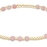 Joy Gem 3mm Bracelet - Pink Opal