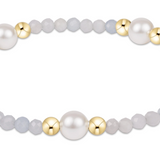 Purpose Pearl 6mm Gem Bracelet - Aquamarine