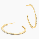 Gold A Hoop Thing Medium Earrings
