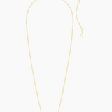Gold Set the Bar Pendant Necklace
