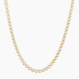 Gold Diamond Essentials Tennis Necklace