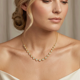 Gold Multi Circle Chain Necklace