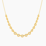 Gold Multi Circle Chain Necklace