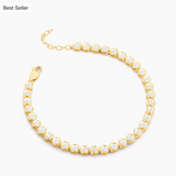 Gold Diamond Essentials Tennis Bracelet
