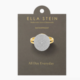 Gold Right Round Statement Ring