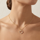Gold True Love Always Pendant Necklace