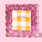 Pink Confetti Frame Small