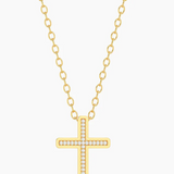 Gold Keep the Faith! Pendant Necklace