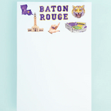Baton Rouge Pattern Notepad-Taylor Paladino