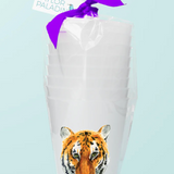 Tiger Face Frosted Cups