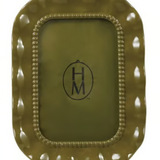 Resin and Glass Rectangle Wavy Frame
