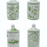 Hand-Stamped Stoneware Ginger Jar