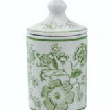 Hand-Stamped Stoneware Ginger Jar