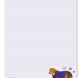 College Game Day Lined Notepad
