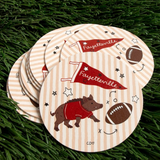 College Game Day Paper Coaster set of 10