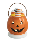 Pumpkin Basket Light-Up Sitter