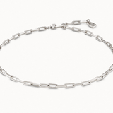Short Link Chain Charm Necklace