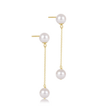 Simplicity Chain Gold Drop -Pearl