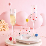 Beaded Champagne Flute