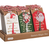 Santa Magic Key Tag