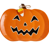 Jack-O-Lantern Glow Platter
