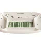 Divided Football Field Platter Set