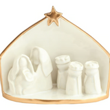 Gold Edge Nativity Set