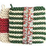 Striped Pot Holder Set