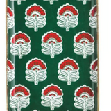 Christmas Metal Tidbit Plates