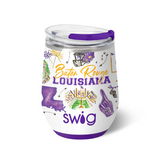 Tailgates in Baton Rouge Stemless Wine Cup 12oz