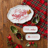 Holly Tidbit Bowl Set