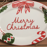 Merry Christmas Sentiment Plate