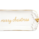 Gold Holly Butter Dish Set