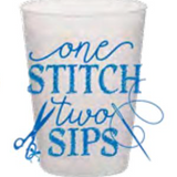 Frost Flex Cup-Blue One Stitch Two Sips