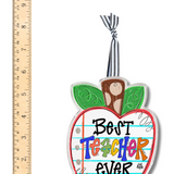Teacher Apple Acrylic Ornament
