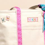 It's Mahj Time Canvas Tote