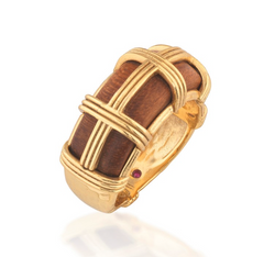 Gaia Ring-Teak