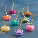 Glitterville Small Striped Pumpkins
